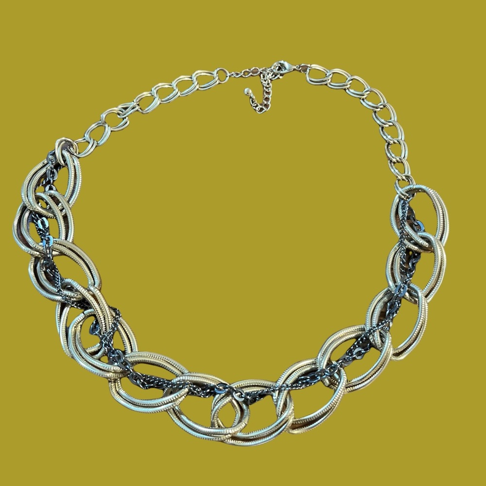 Gold tone necklace